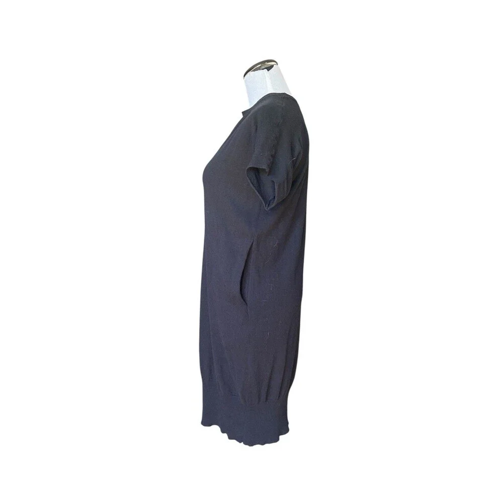 Petit Bateau Cashmere Blend Dress Size 14 Girls XS Womens Gray French Minimalist